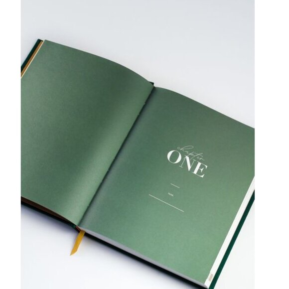 My Life in Chapters Fabric Covered Guided 10 Year Journal Notebook - Picture 5 of 8